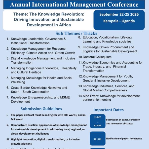 The MUBS Annual International Management Conference (AIMC)
