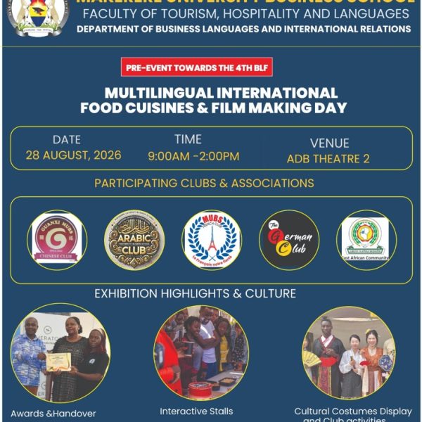 Languages’ Clubs Handover and Multilingual International Food Cuisines and Film Making exhibition